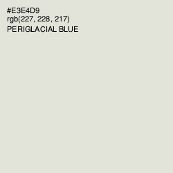 #E3E4D9 - Periglacial Blue Color Image